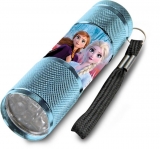 Dětská hliníková LED baterka Ledové Království Anna a Elsa