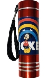 Dětská hliníková LED baterka Mickey red