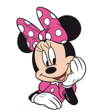 Tvarovaný polštářek Minnie pink 02
