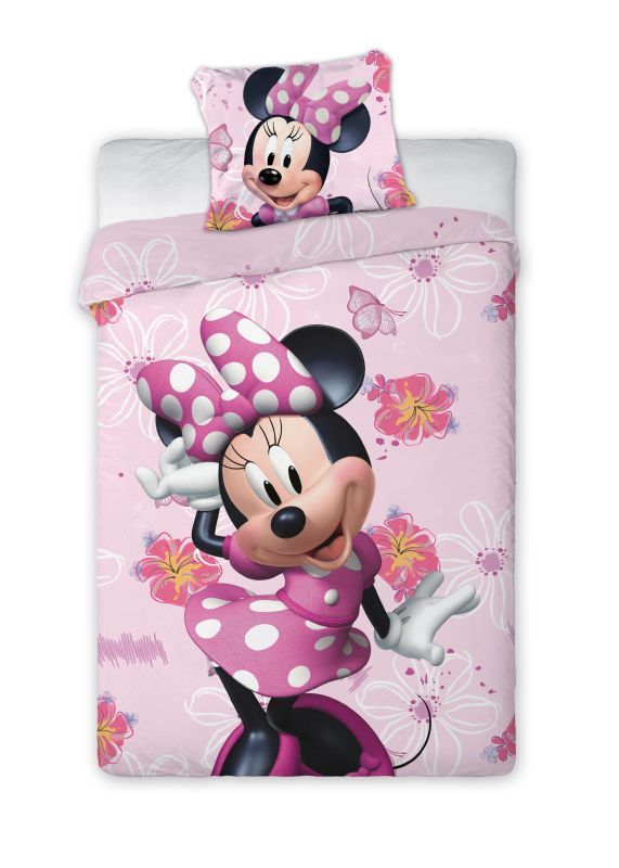 Povlečení Minnie květy 140/200, 70/90