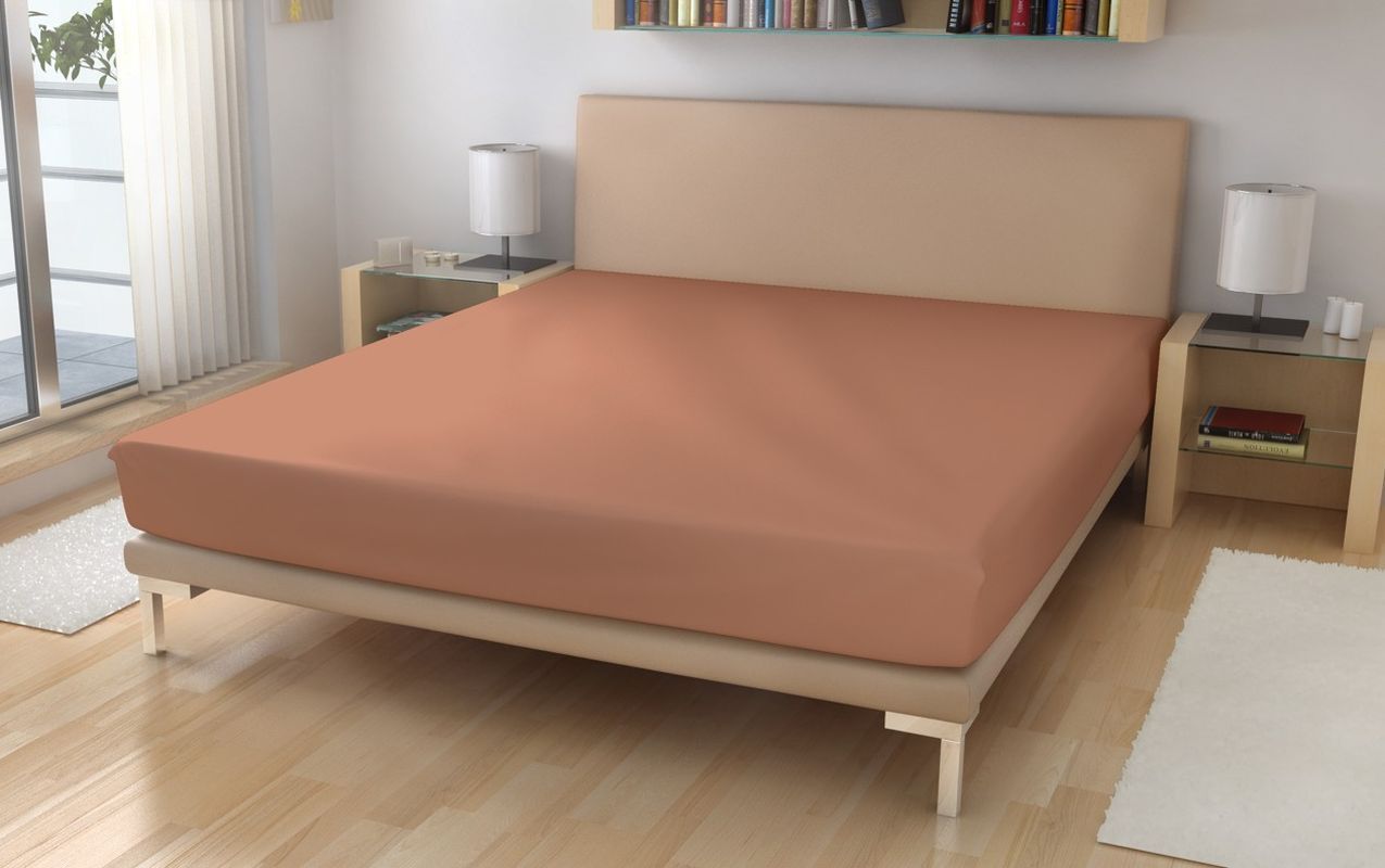 Prostěradlo Micro EXKLUSIVE Oříšková 180/200