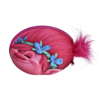 3D Dvoupatrový penál plný Trollové Poppy