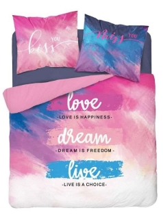 Francouzské povlečení Love dream 220/200, 2x70/80