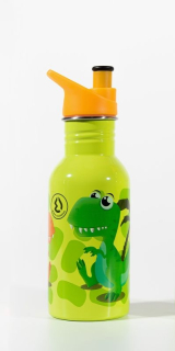Dětská nerezová láhev na pití Dino 500 ml